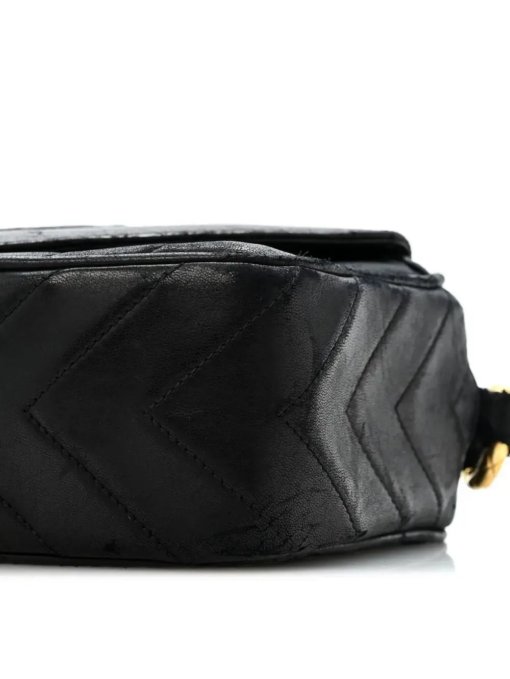 Chanel Lambskin Chevron Quilted Tassel #329404C14B